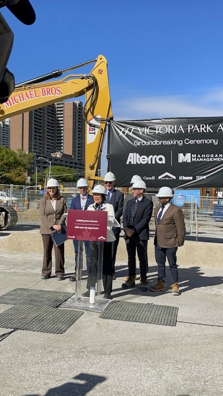 Ground Broken for 256 Affordable Rentals at 777 Victoria Park Avenue