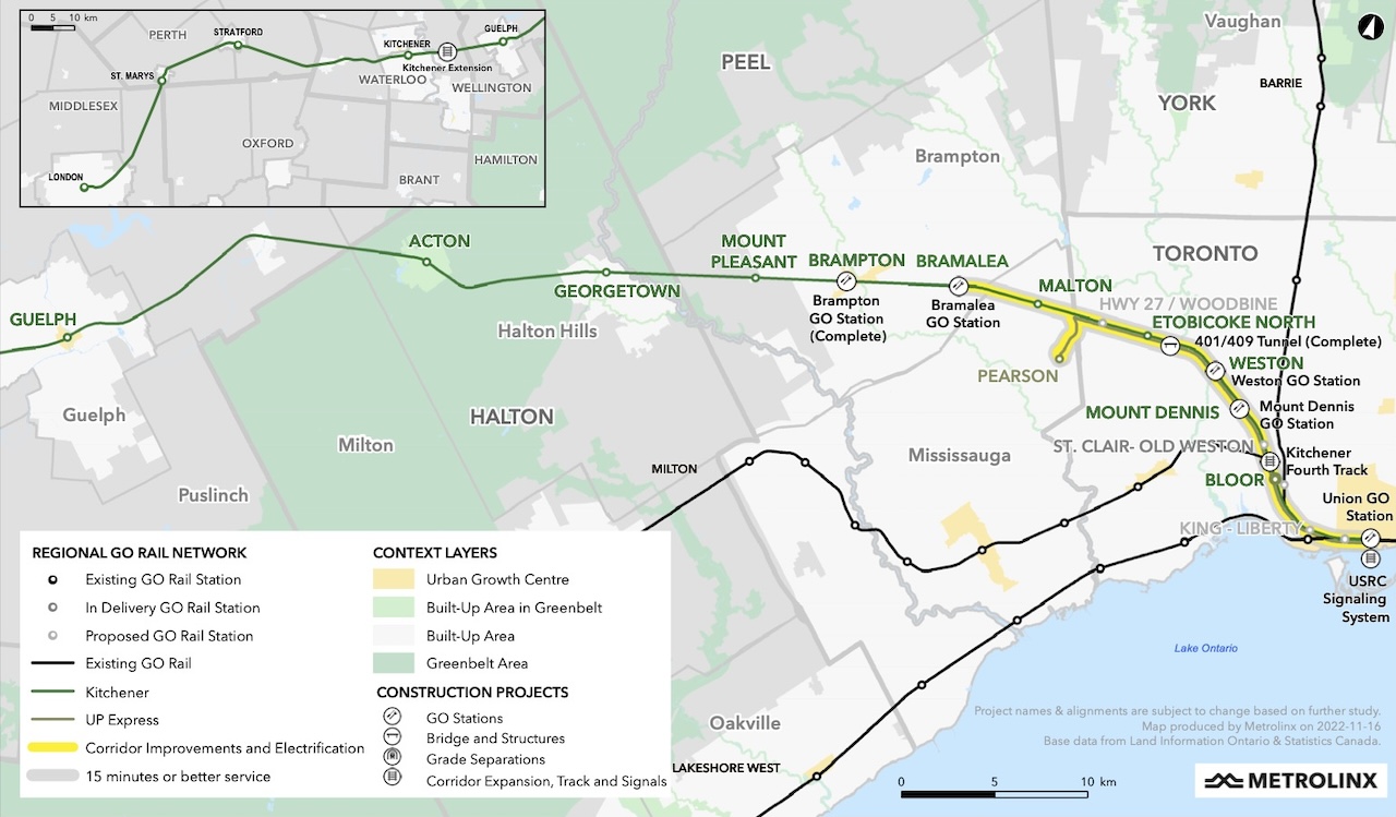 GO Going Bigger to Bramalea, Mount Pleasant, and Kitchener
