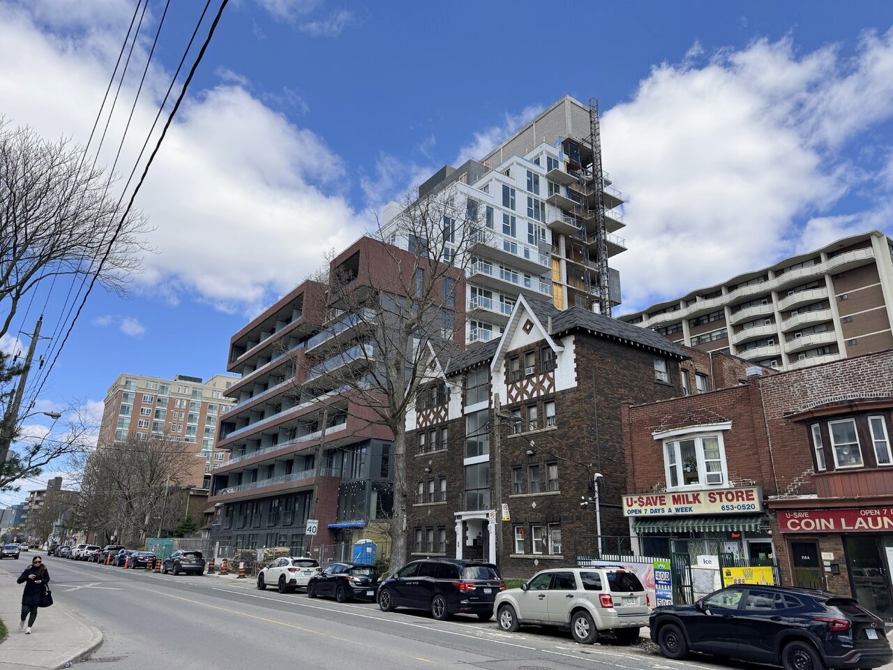 Exterior Finishes Covering Groove Urban Condos on Vaughan Road
