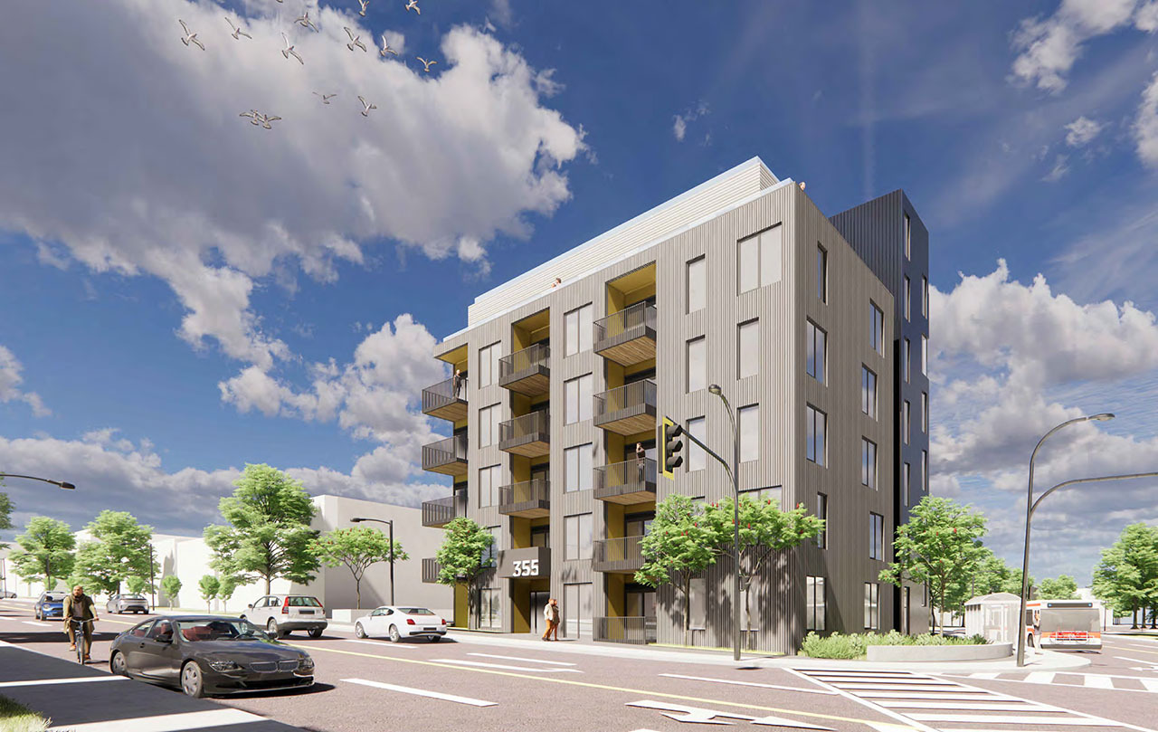 355 Coxwell Avenue mid-rise attainable housing development in Toronto