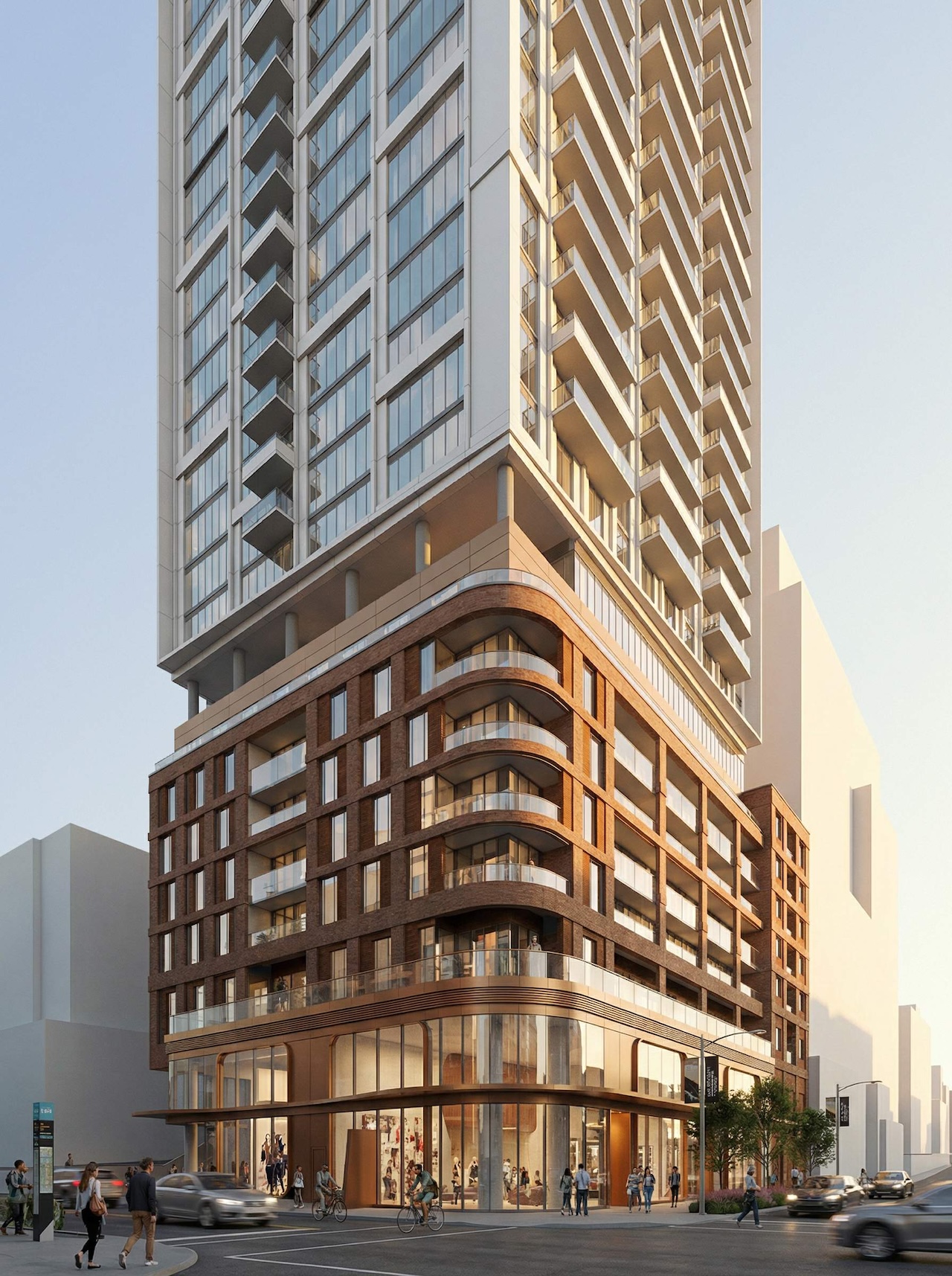 45-Storey Rental Tower Proposed to Replace Apartment Building Near Leaside Station