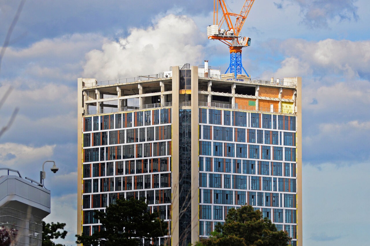 Construction Advances at e lofts as Site Plan Application Refines Office-to-Rental Conversion