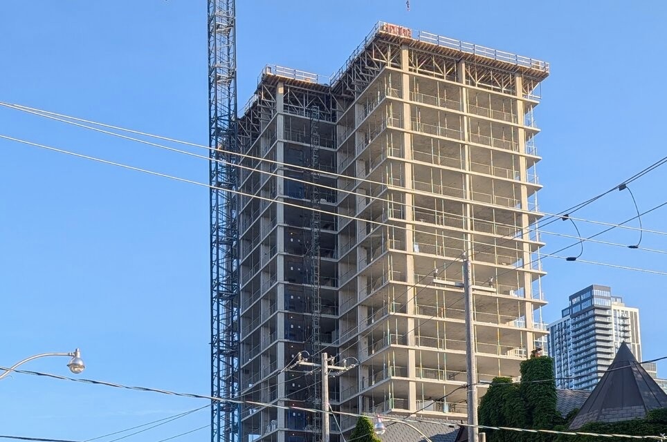 Hoem Garden District Student Residence Rising on Sherbourne