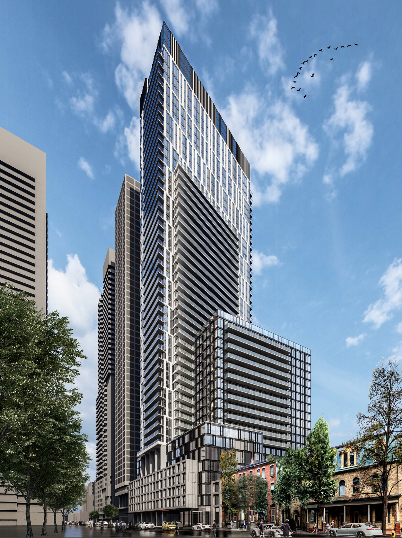 Grand Hotel Redevelopment, Toronto, designed by Core Architects for Amexon Development Corporation