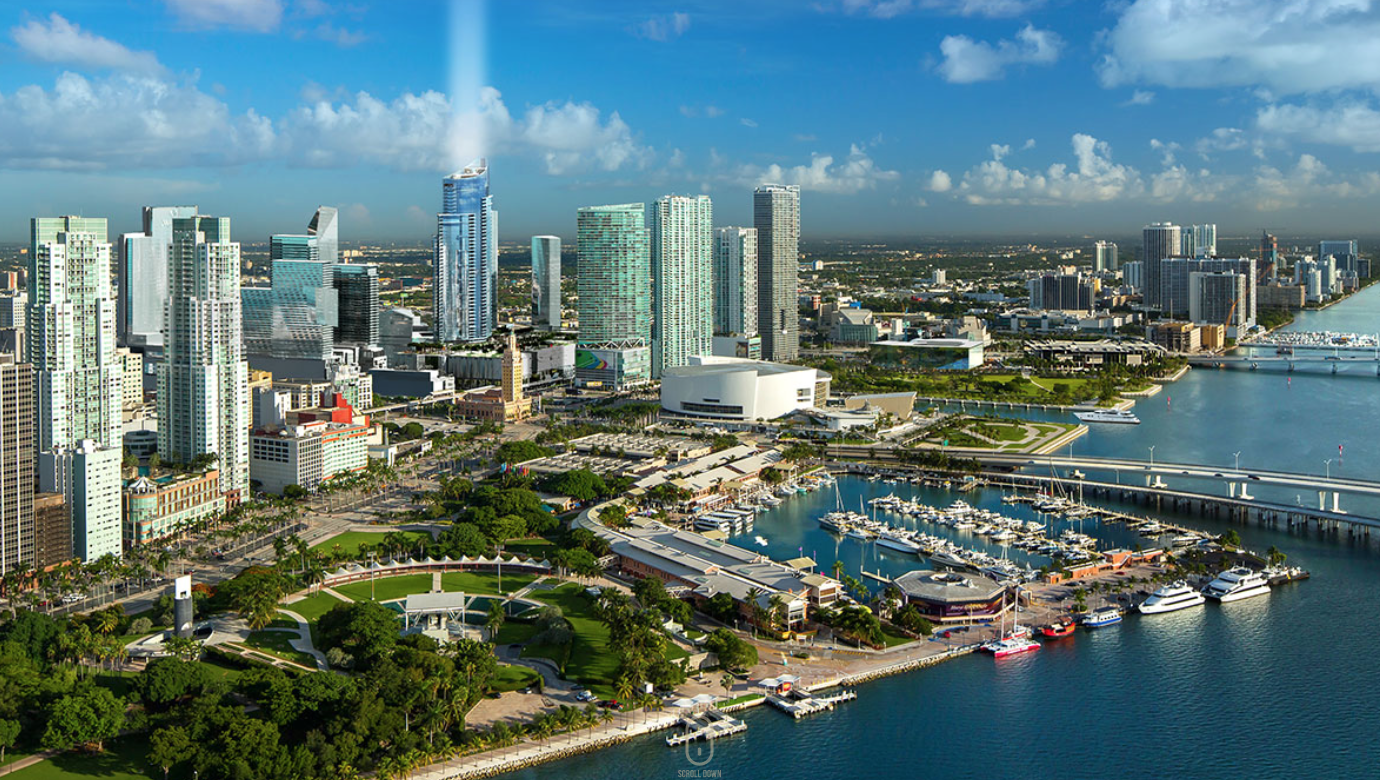 Miami Worldcenter Another Step Towards Completion with Delivery of  43-Storey CAOBA