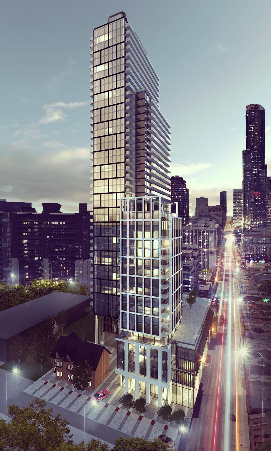 The Clover on Yonge, designed by architectsAlliance for Cresford Developments