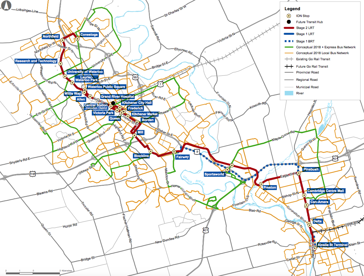 Grand River Transit Map Ion | Skyrisecities
