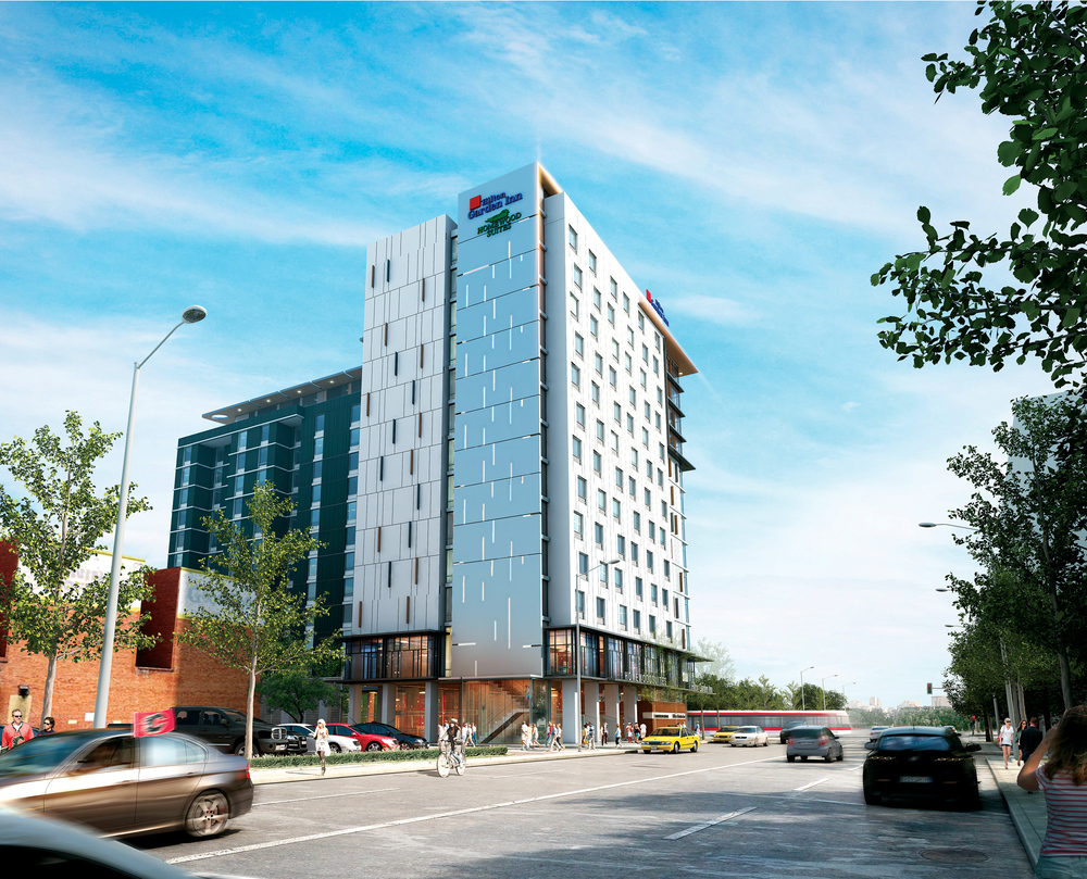 Hilton Garden Inn, Calgary, Canada by Widewaters Group and Marshall Tittemore Architects