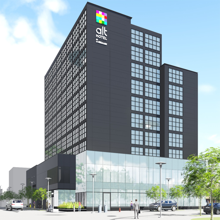 ALT Hotel, Calgary, Canada by Groupe Germain, Homes by Avi and LEMAYMICHAUD Architecture Design