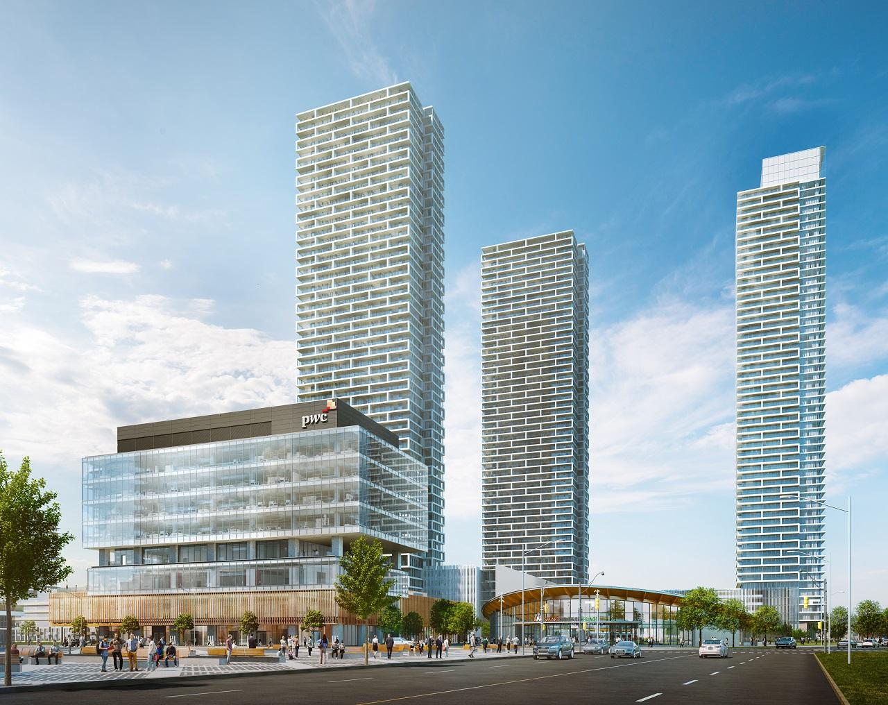 Transit City Condos, Vaughan, designed by Diamond Schmitt for CentreCourt