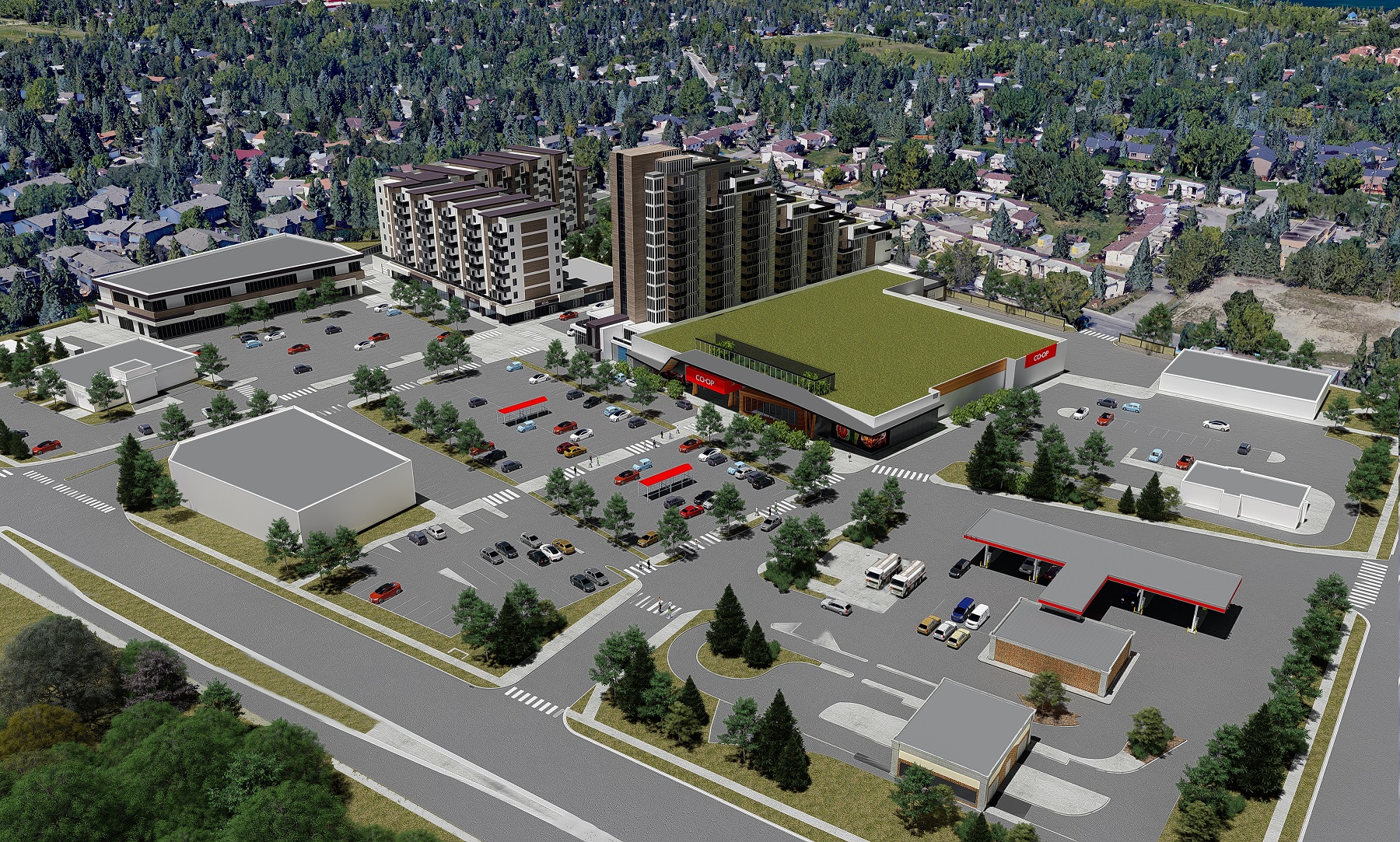 Oakridge Coop Redevelopment (Oakridge Crossing) SkyriseCalgary