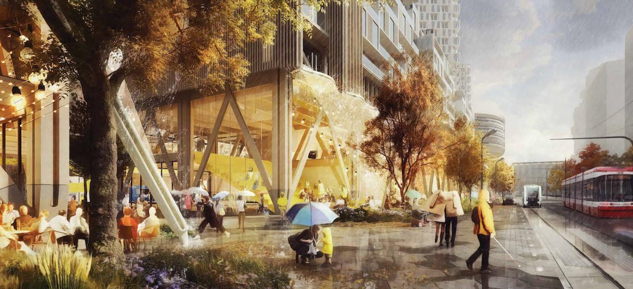 Concept plan for Sidewalk Toronto at Quayside by Sidewalk Labs, designed by Snøhetta and Heatherwick Studio
