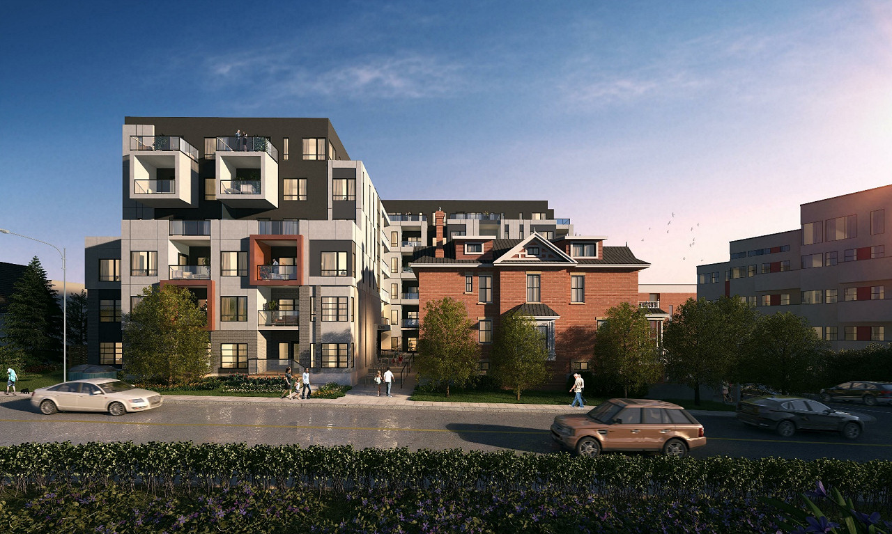 Rendering of project, image via Brava Living