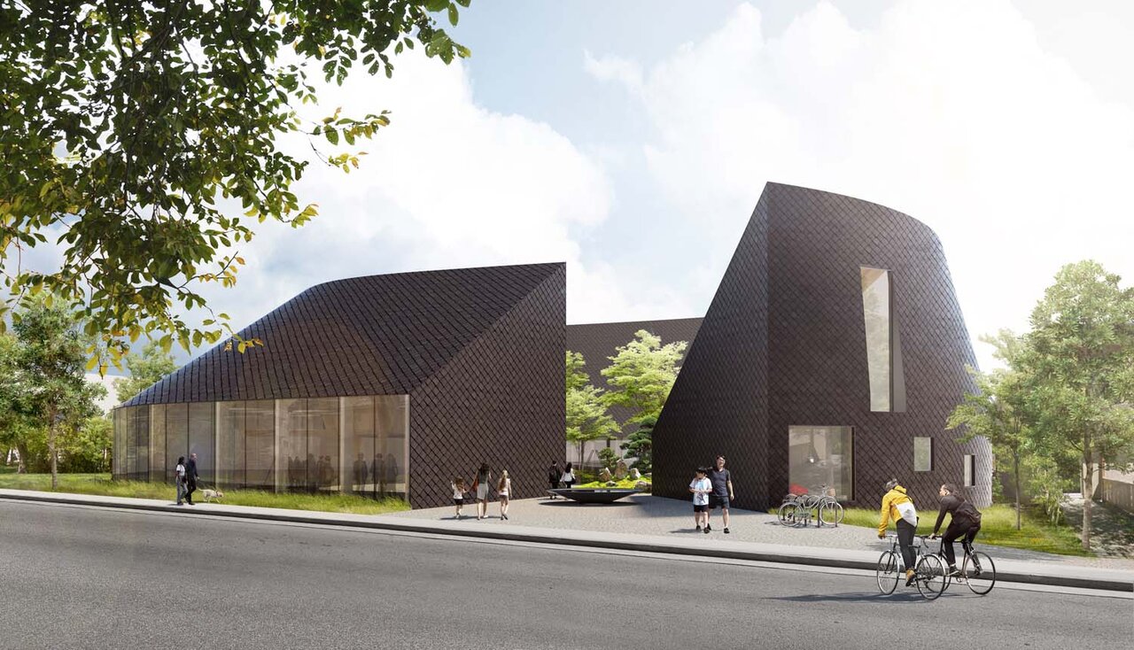 Rendering of project, image via Calgary Japanese Community Centre