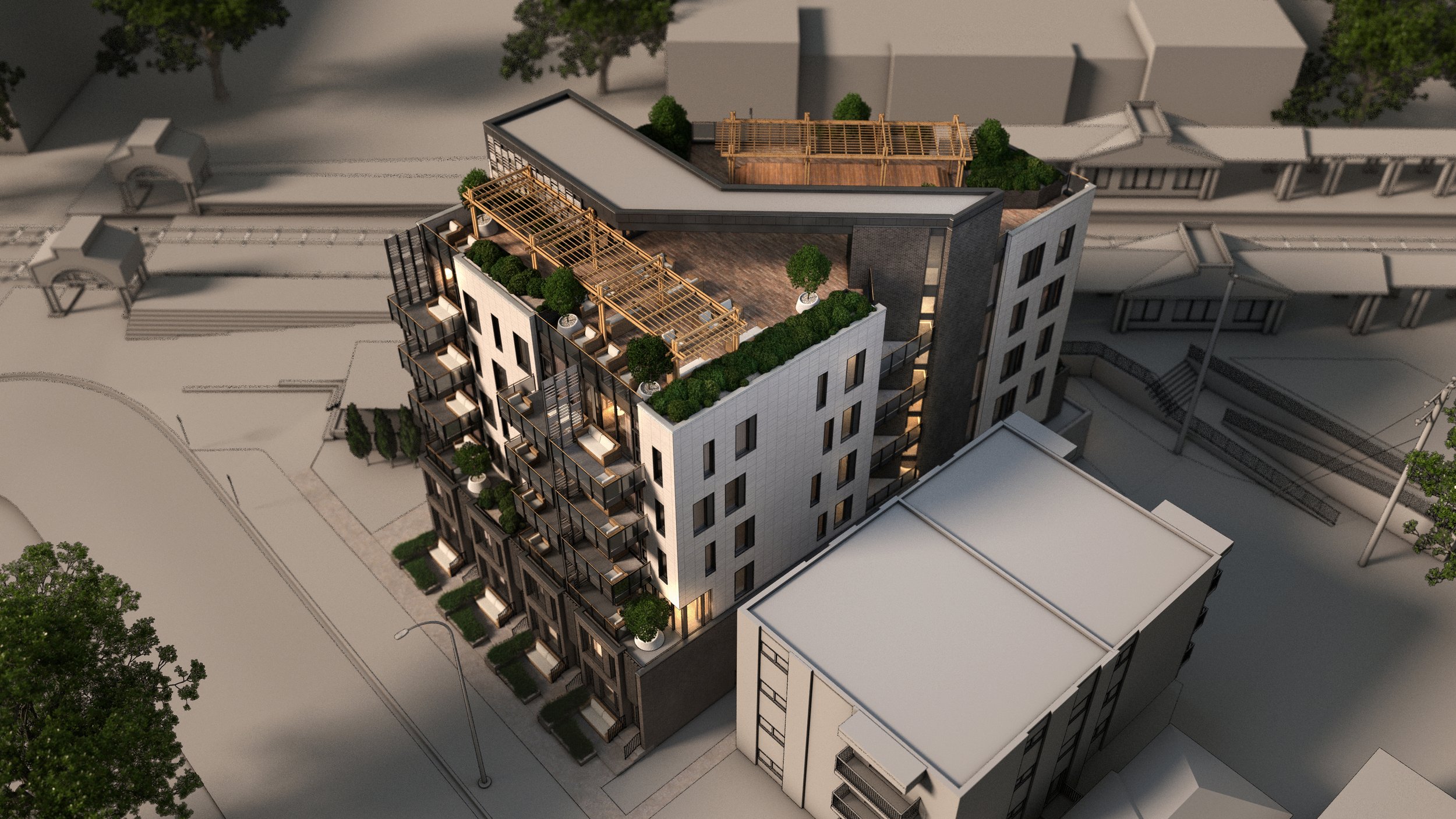 Rendering of project, image via Gravity