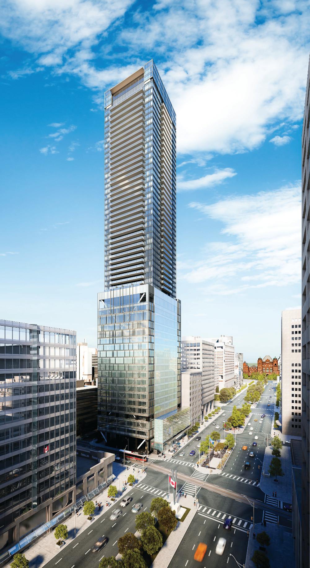 File:Bloor Street High Rise Buildings from University of Toronto